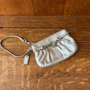 COACH Golden Shimmer Wristlet